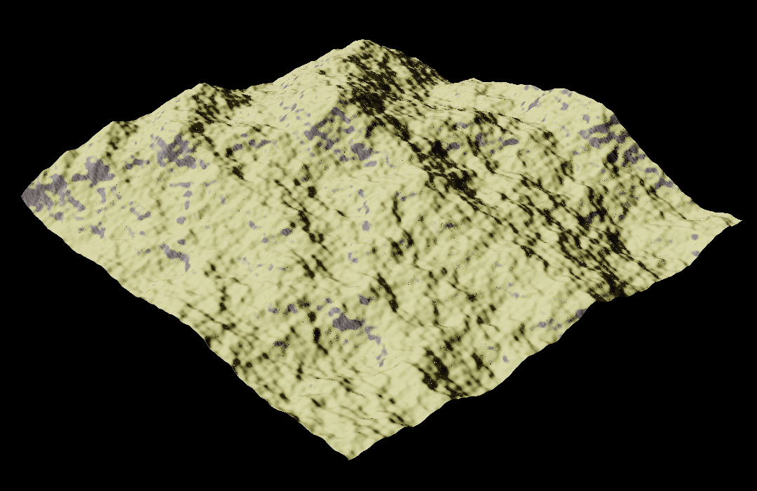 Angle view before erosion